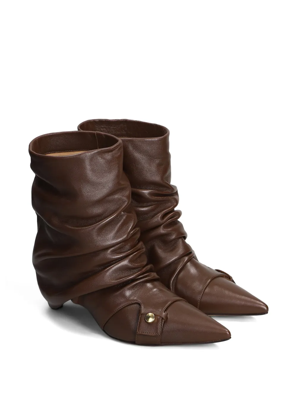 The Seller slouchy pointed-toe boots Bruin