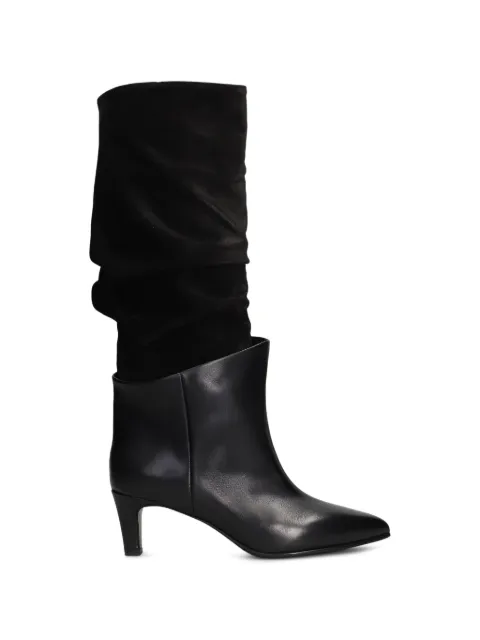 strategia shoes pointed-toe slouchy boots