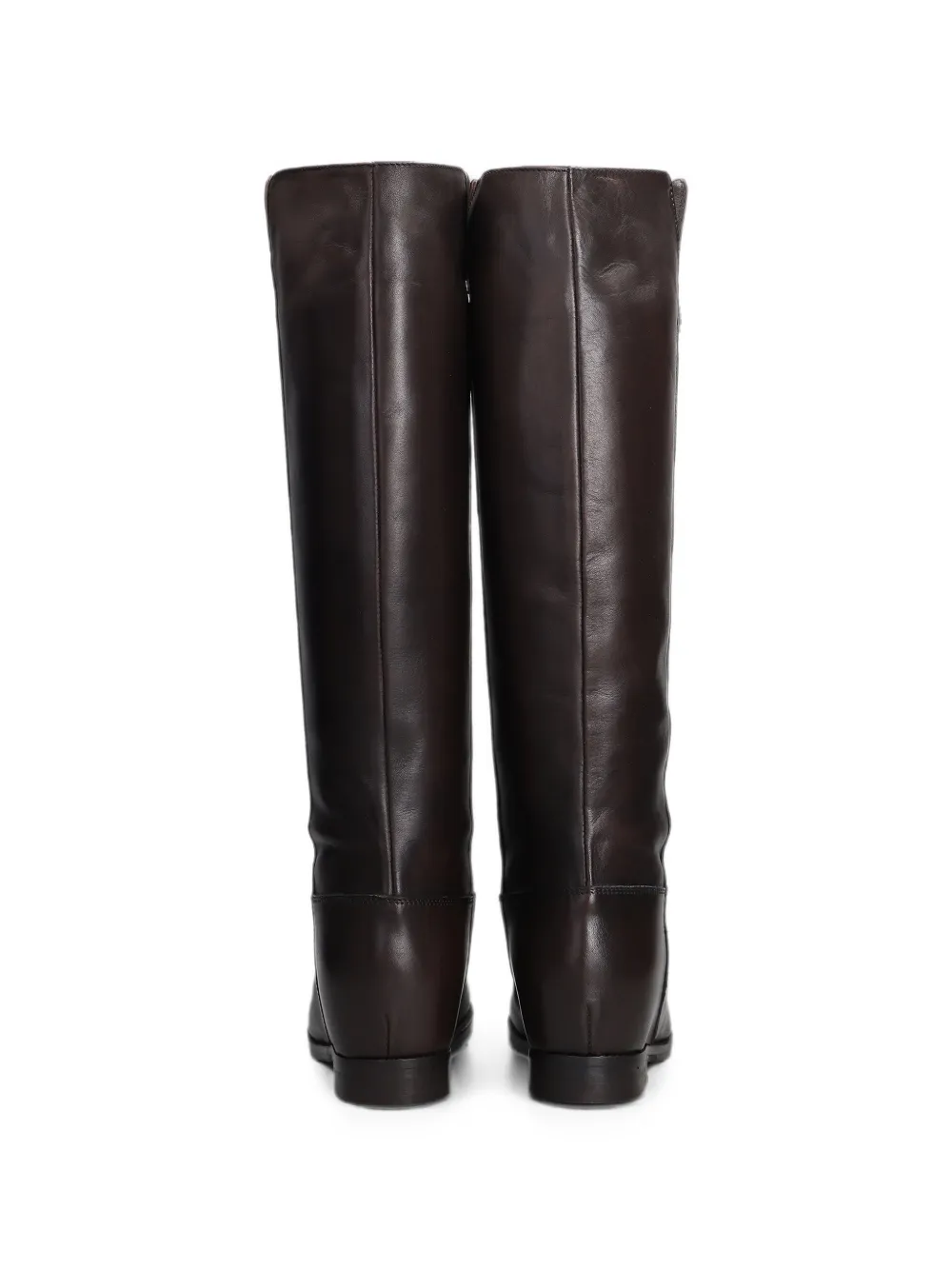 Julie Dee round-toe leather boots Bruin
