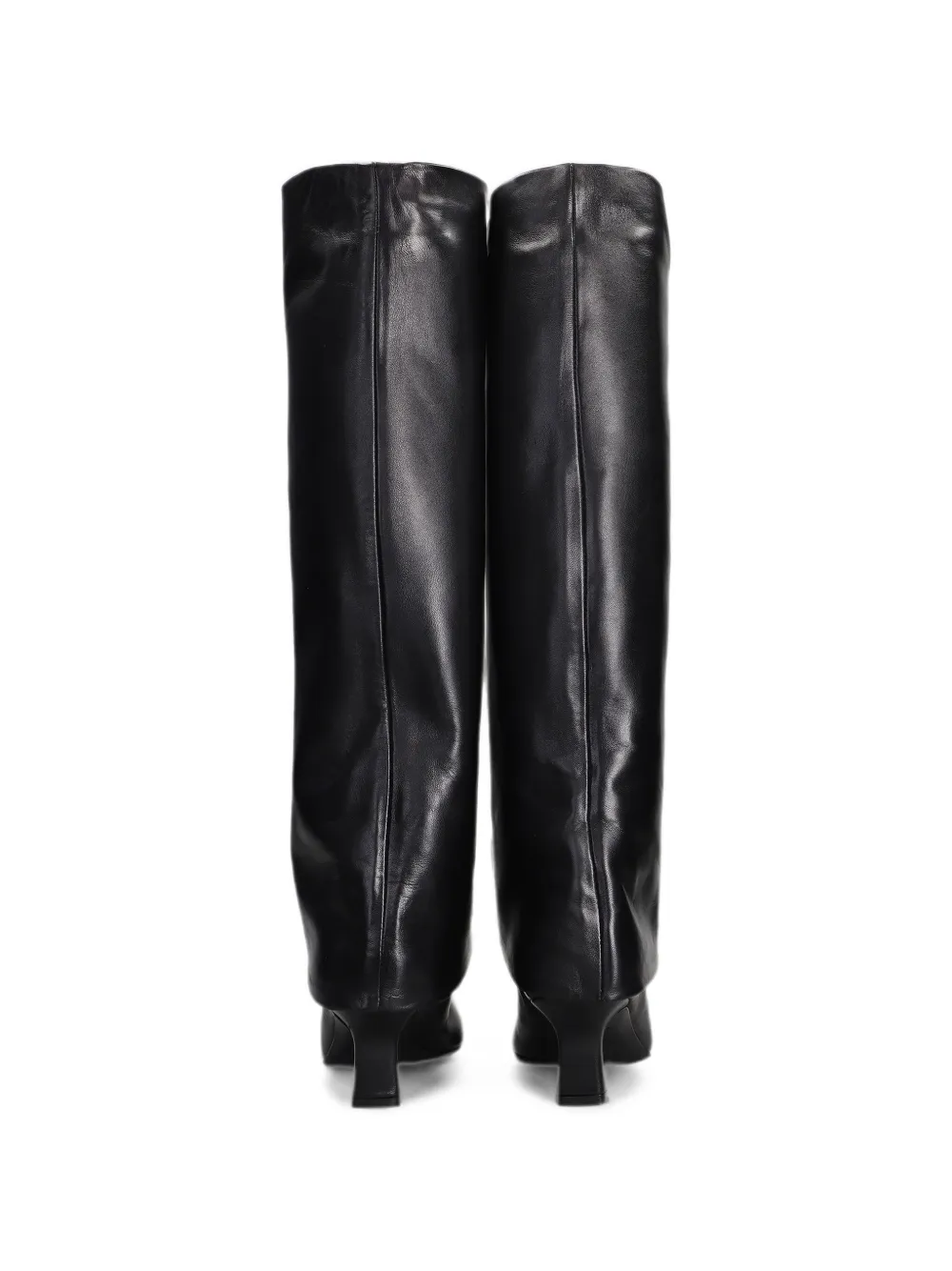 The Seller fold-over pointed-toe boots Zwart