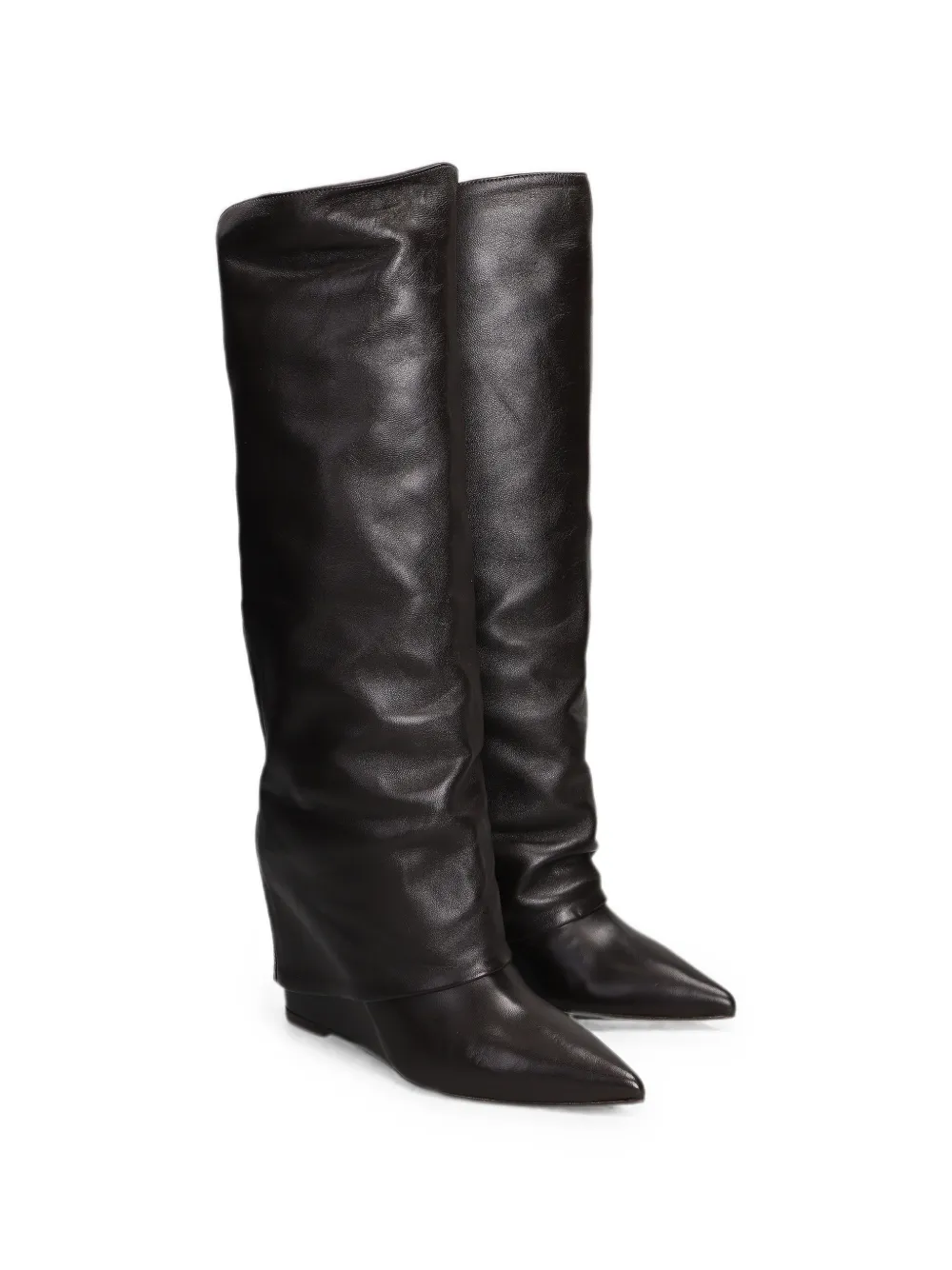 The Seller pointed-toe wedge boots Bruin