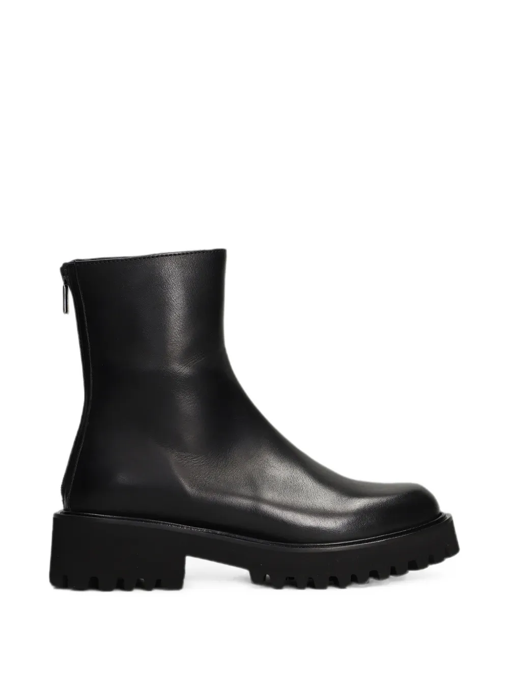 Fabio Rusconi Rear-zip Chunky Ankle Boots In Black