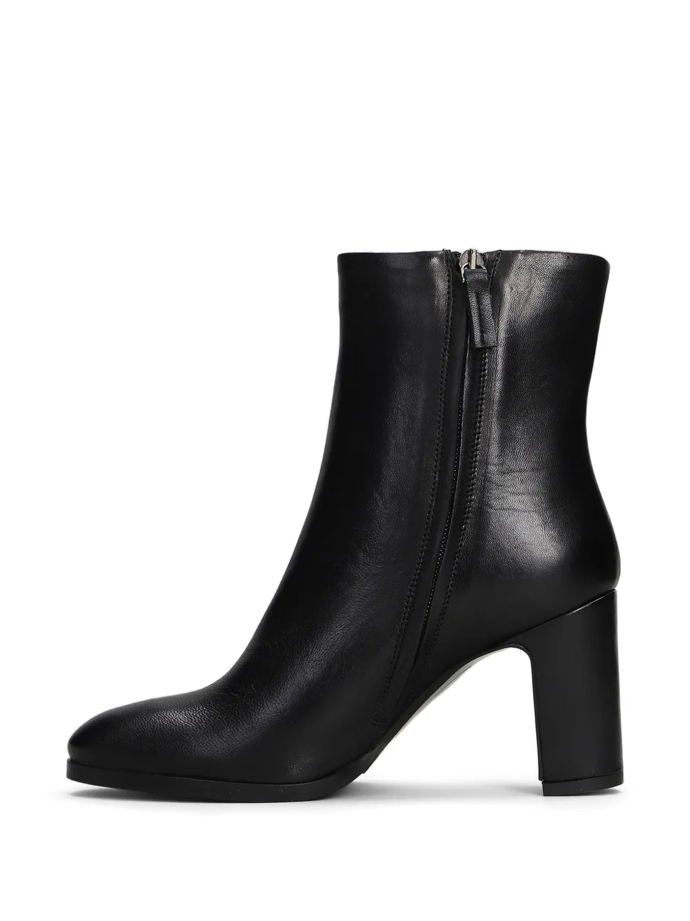 Julie Dee side-zip ankle boots Zwart