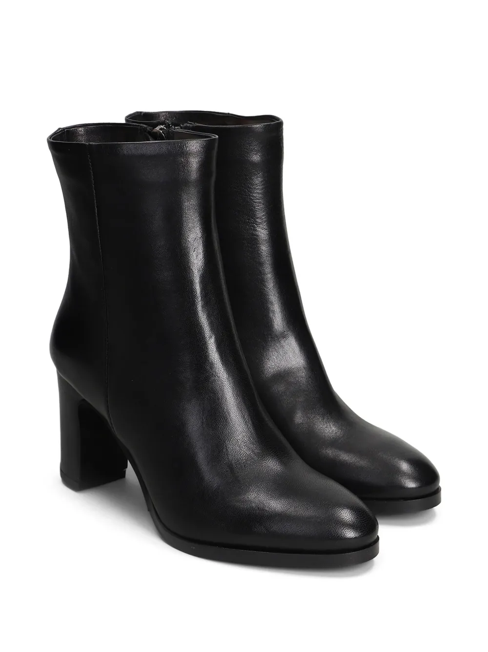 Julie Dee side-zip ankle boots Zwart