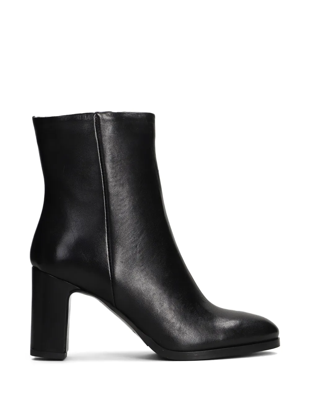 Julie Dee side-zip ankle boots Zwart