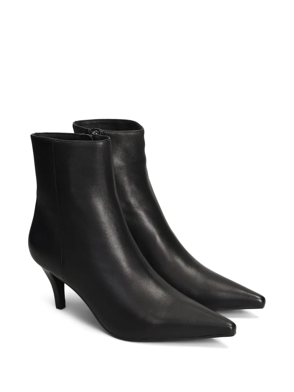 Lola Cruz pointed-toe stiletto-heel ankle boots Zwart