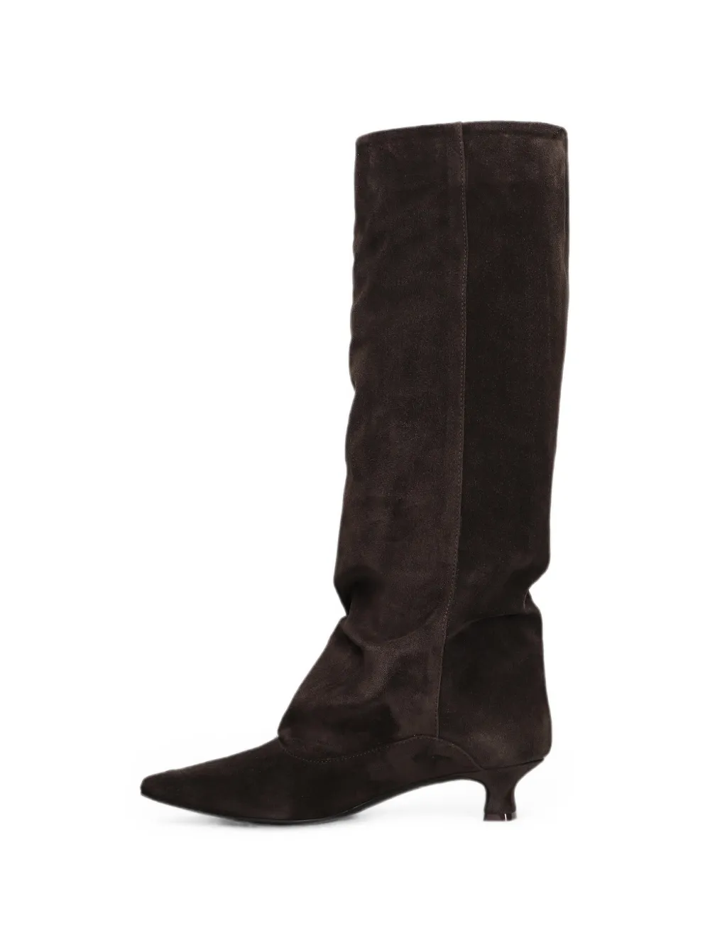 The Seller almond-toe calf suede slouchy boots Bruin