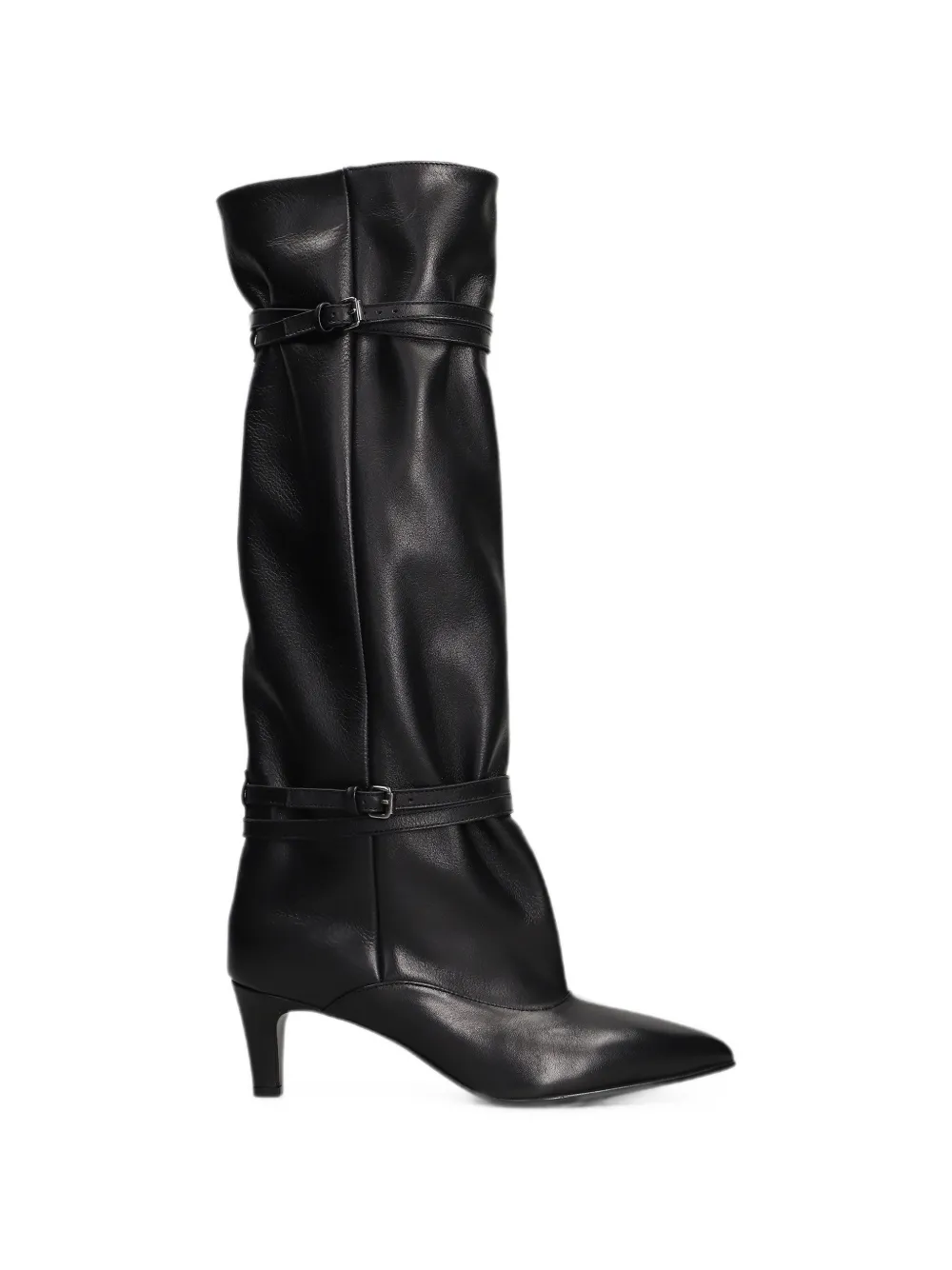 Strategia shoes Leren laarzen Zwart