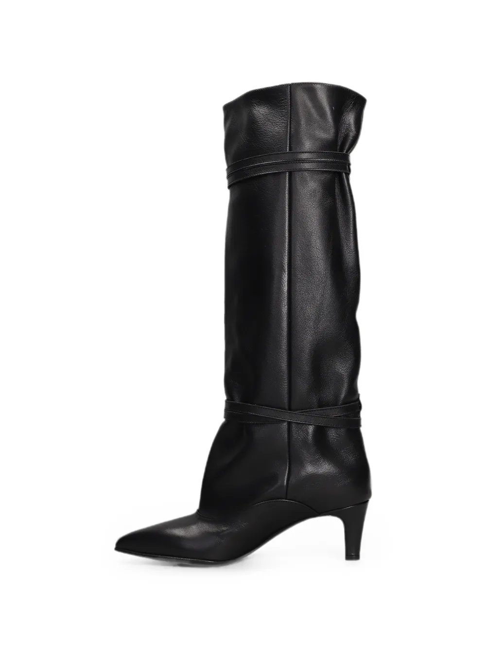 strategia shoes Leren laarzen Zwart
