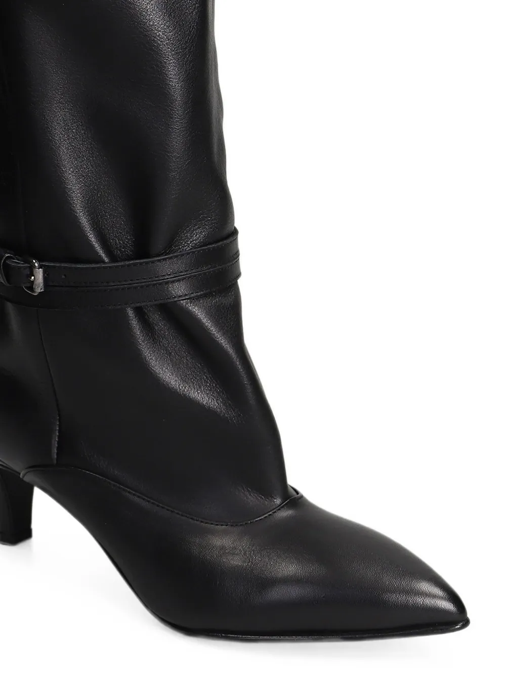strategia shoes Leren laarzen Zwart