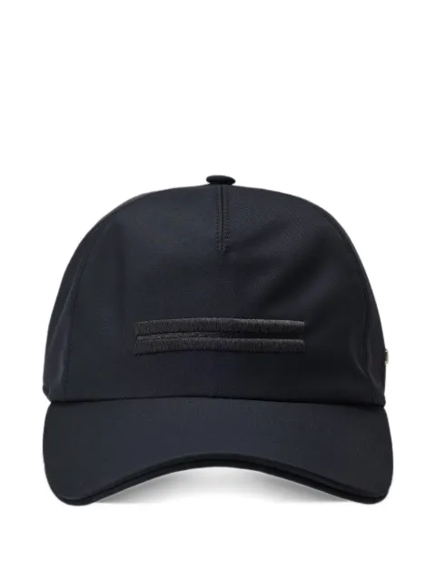 Zegna navy-blue microfiber Motorin baseball cap