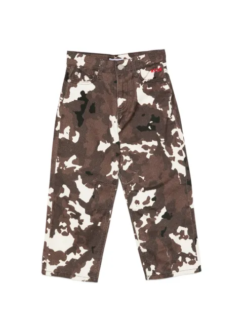 MSGM Kids camouflage-print trousers