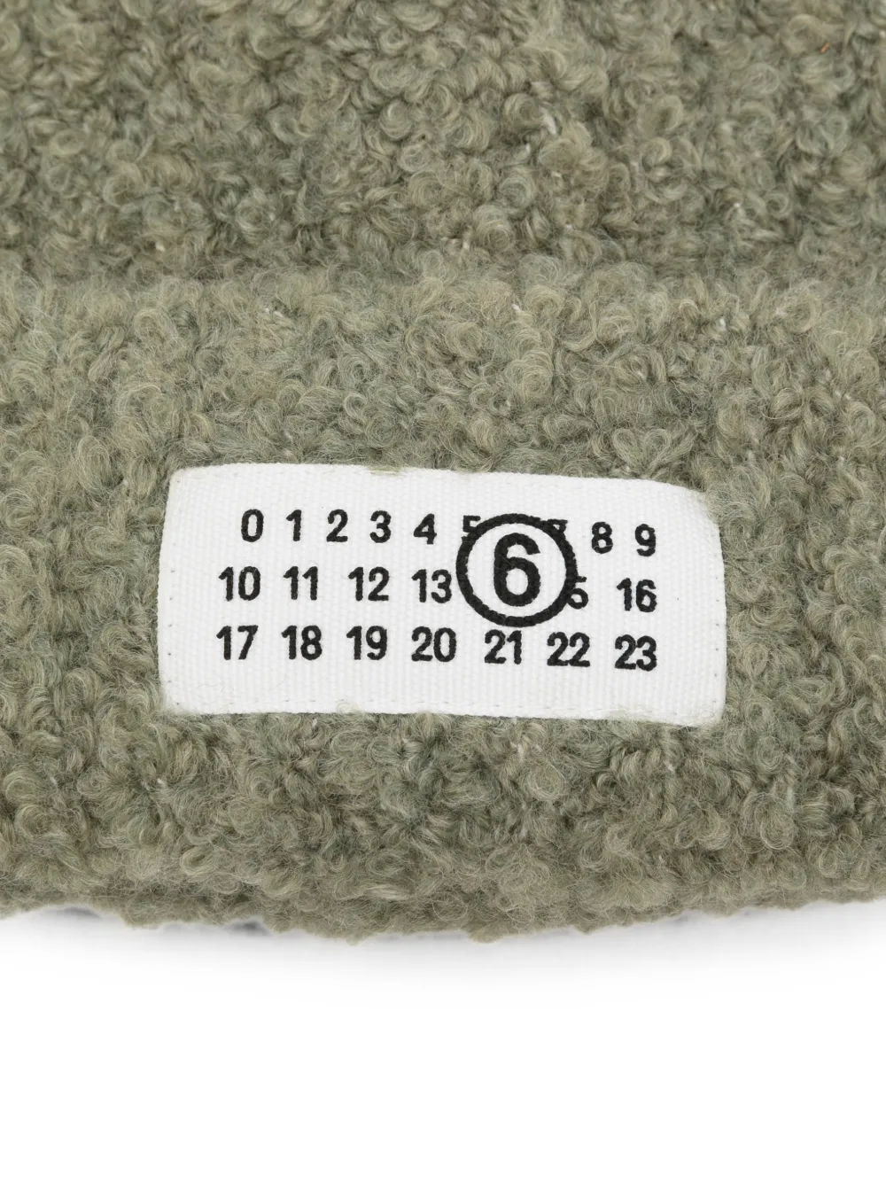 MM6 Maison Margiela Muts met logopatch Groen
