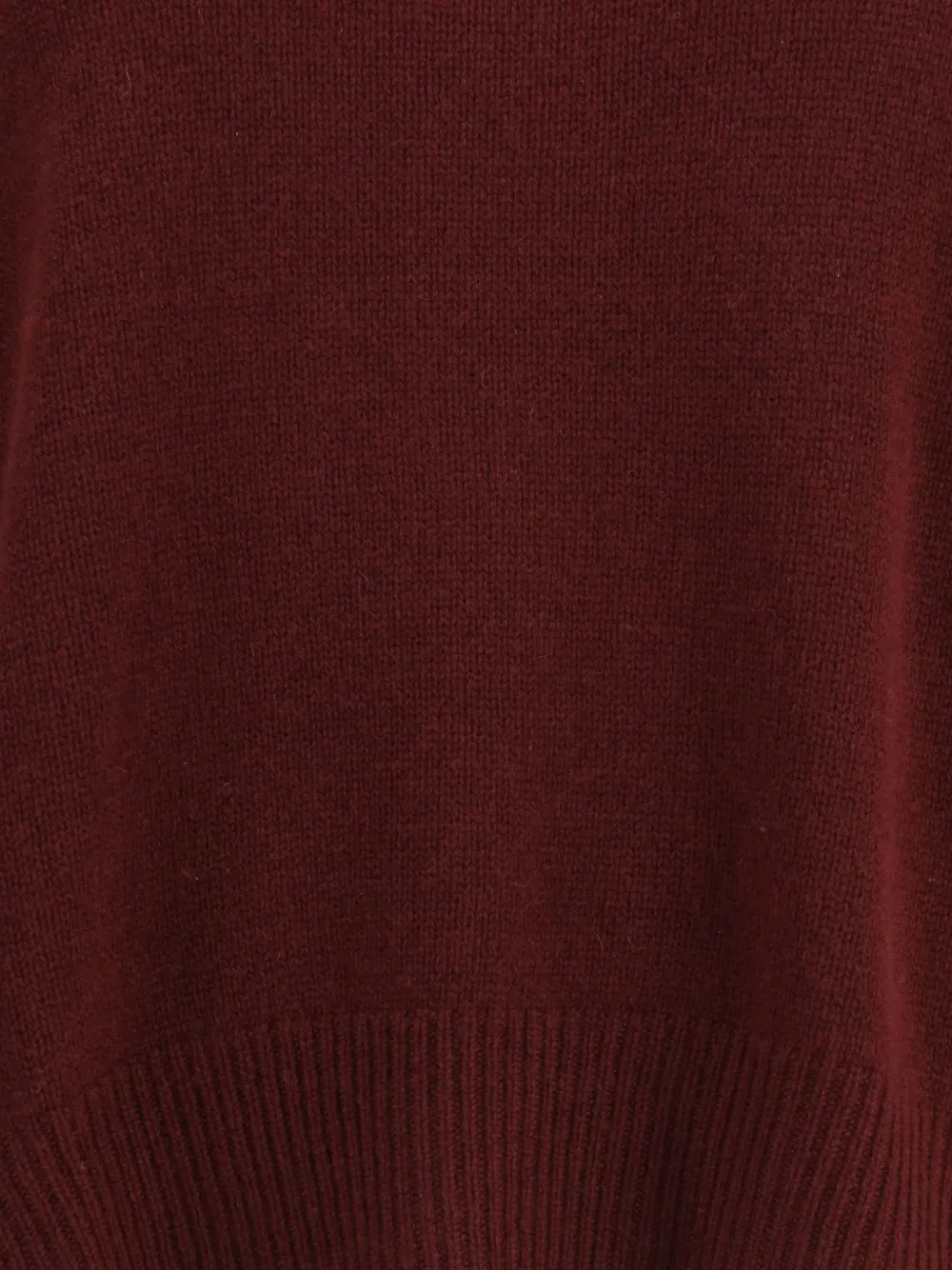Allude Kasjmier trui met ronde hals Rood