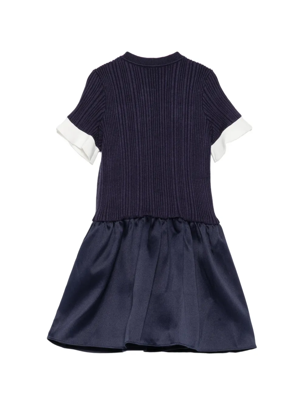 Self-Portrait Kids Taffeta jurk Blauw