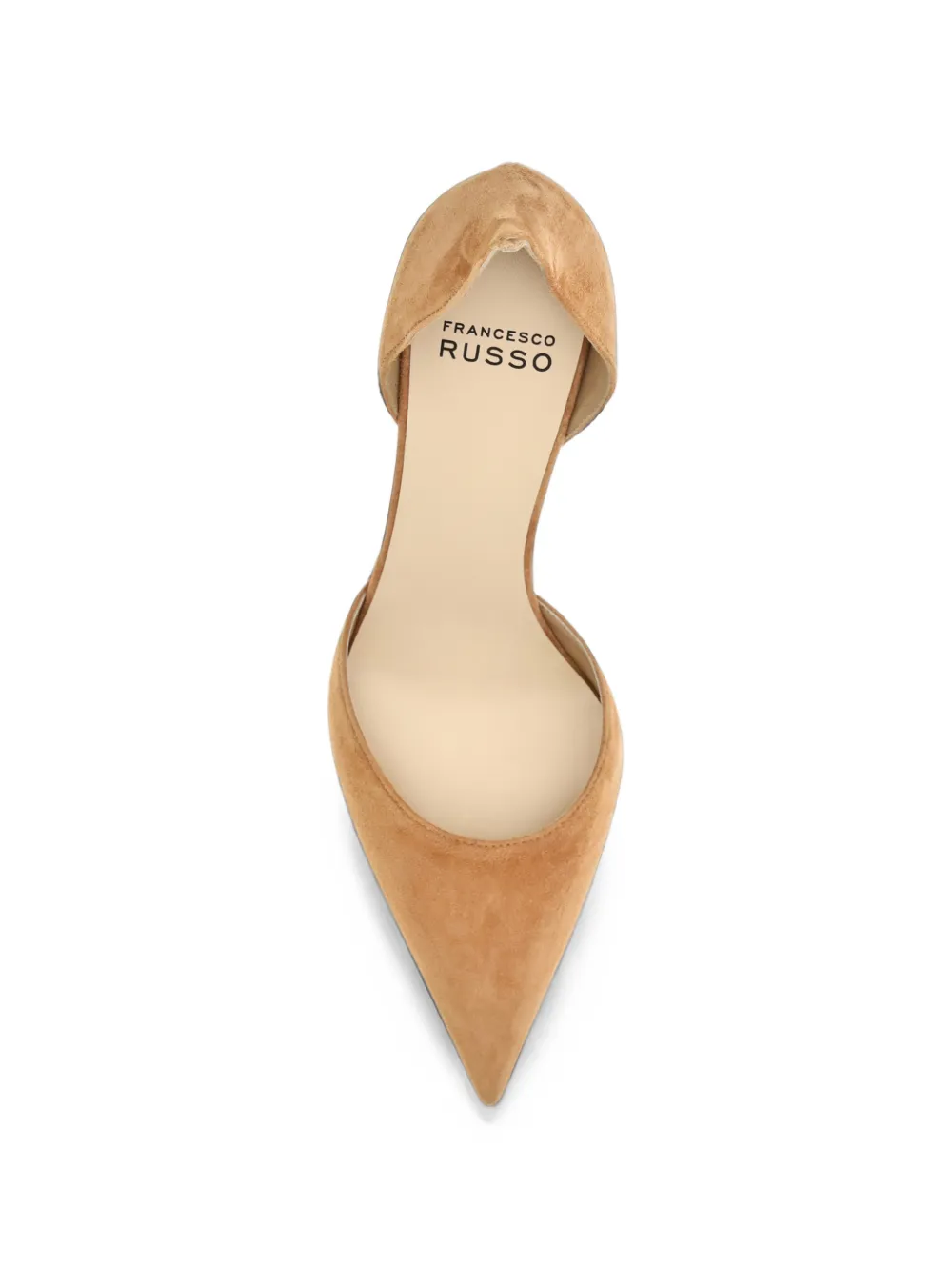 Francesco Russo Flame d'Orsay pumps met puntige neus Bruin