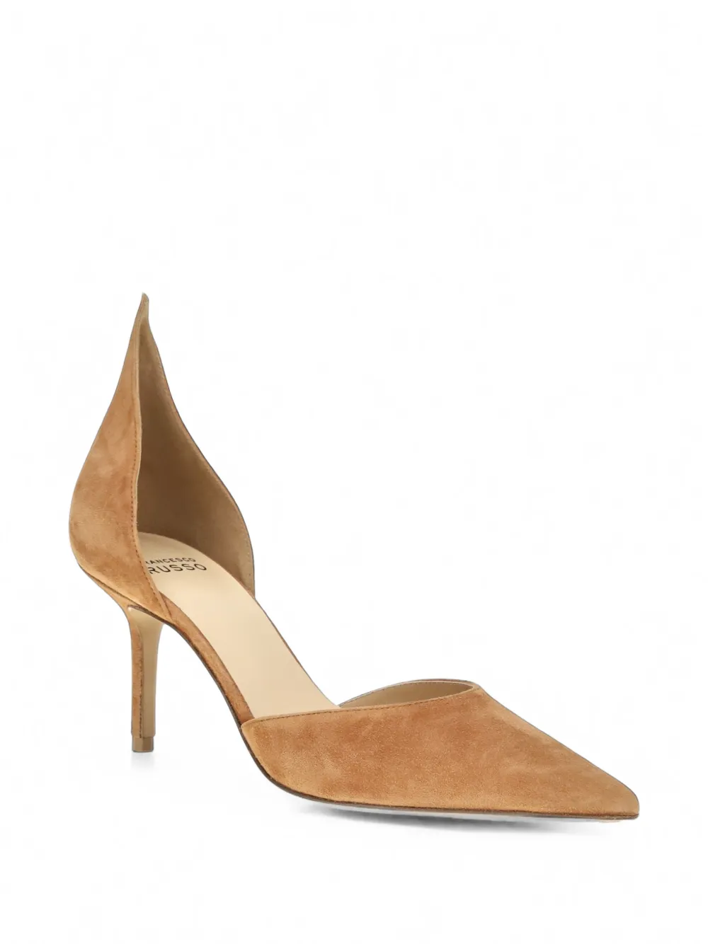 Francesco Russo Flame d'Orsay pumps met puntige neus Bruin