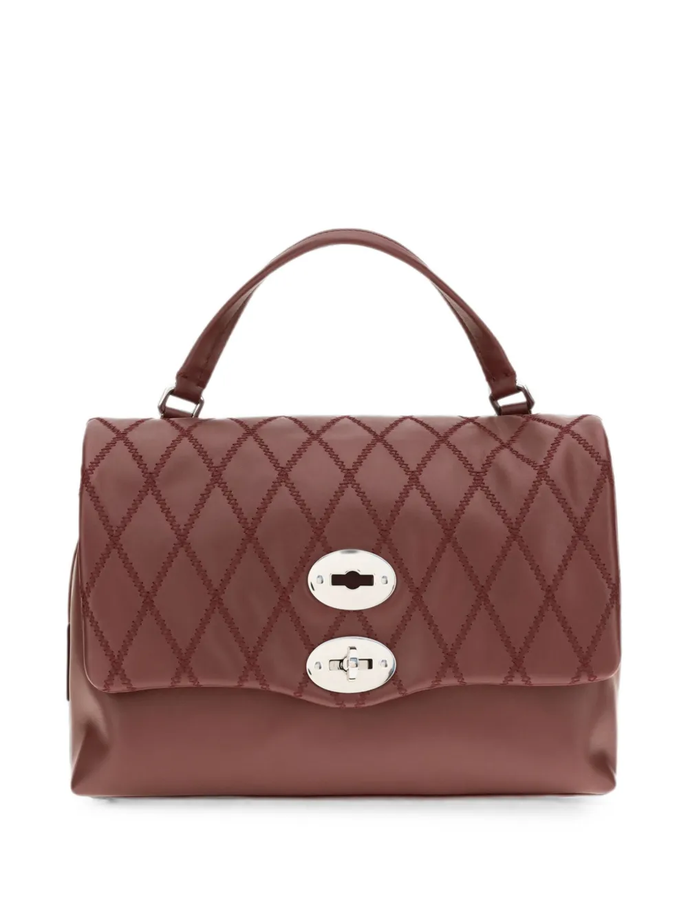Zanellato Postina Tramè leather shoulder bag - Rot