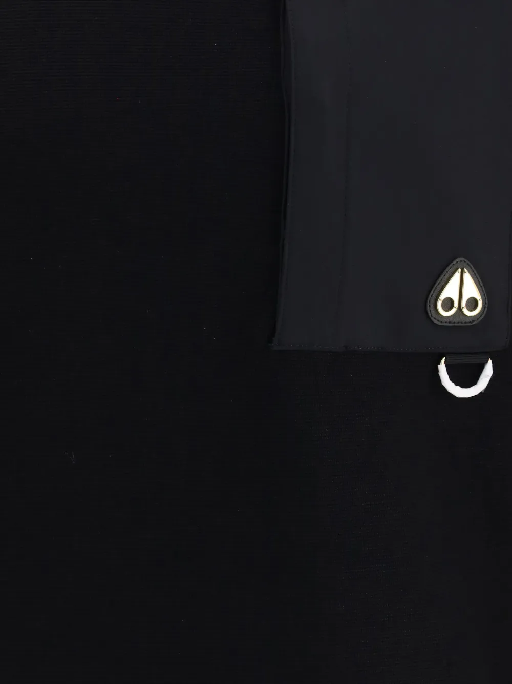Moose Knuckles Trui met borstzak en logo-plakkaat Zwart