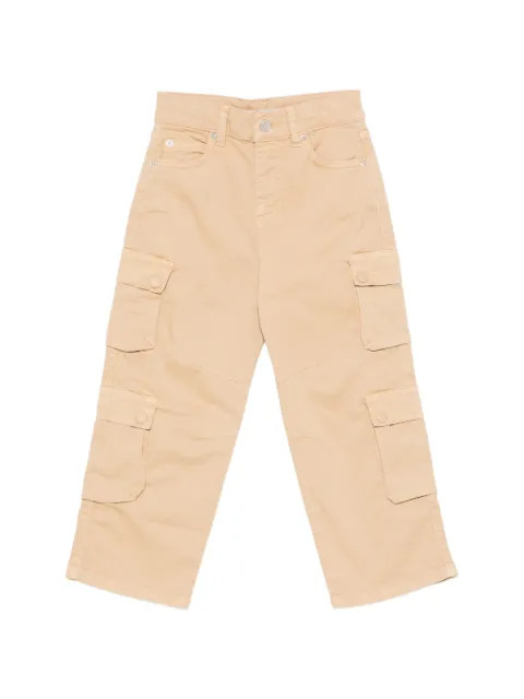 MSGM Kids logo-embroidered cargo pants