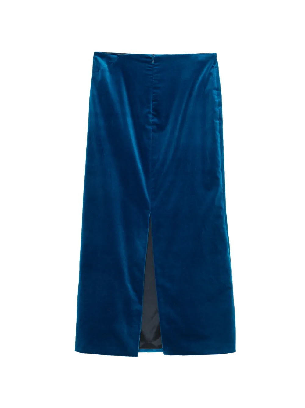 Jil Sander Fluwelen midi-rok Blauw
