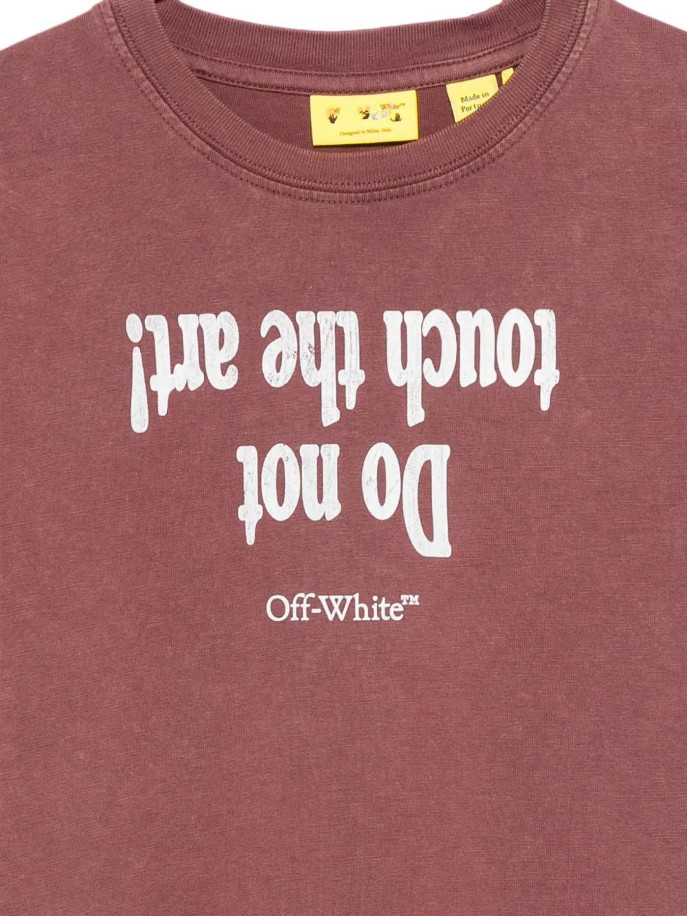 Off-White Kids T-shirt met Arrow-print Rood