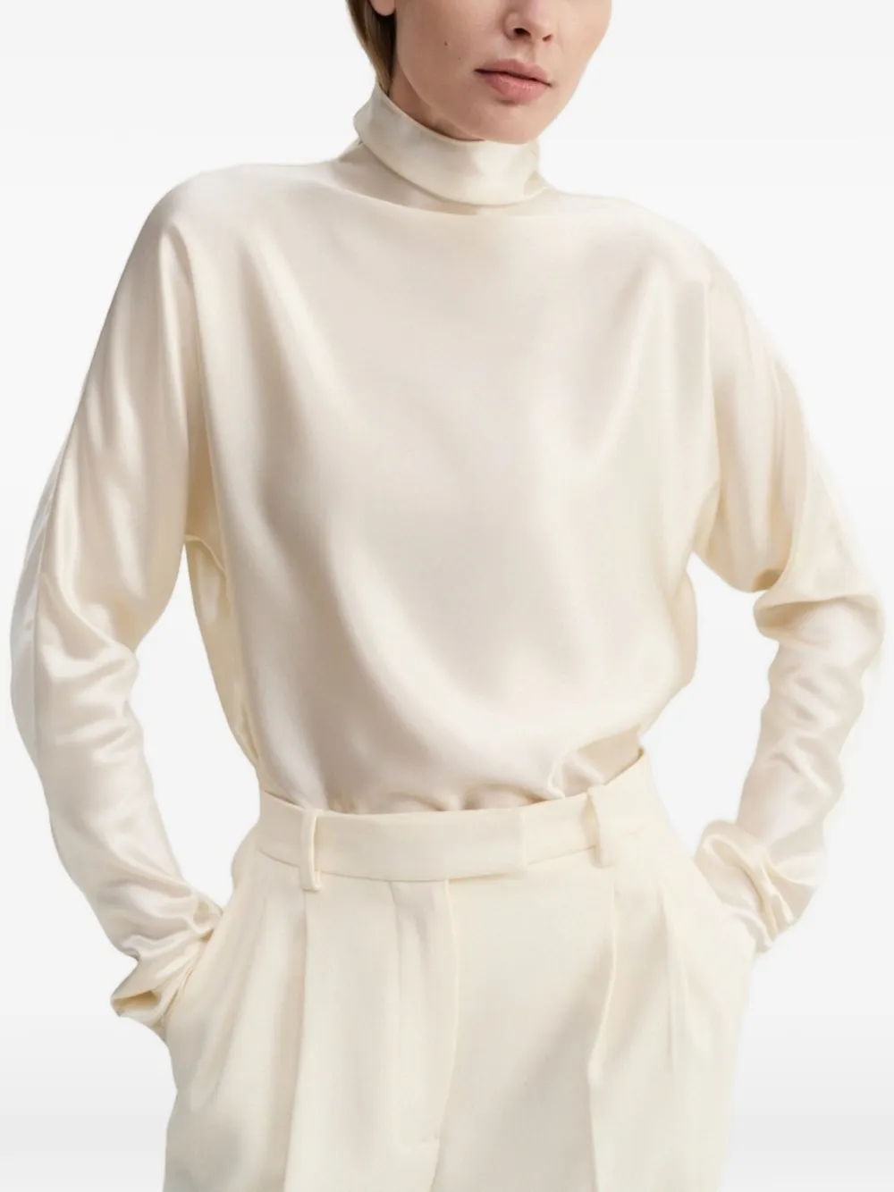 Almada Label Maddy high-neck shirt
