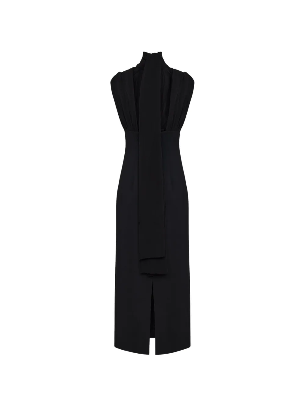ARMARIUM Fosca ruched maxi dress Zwart
