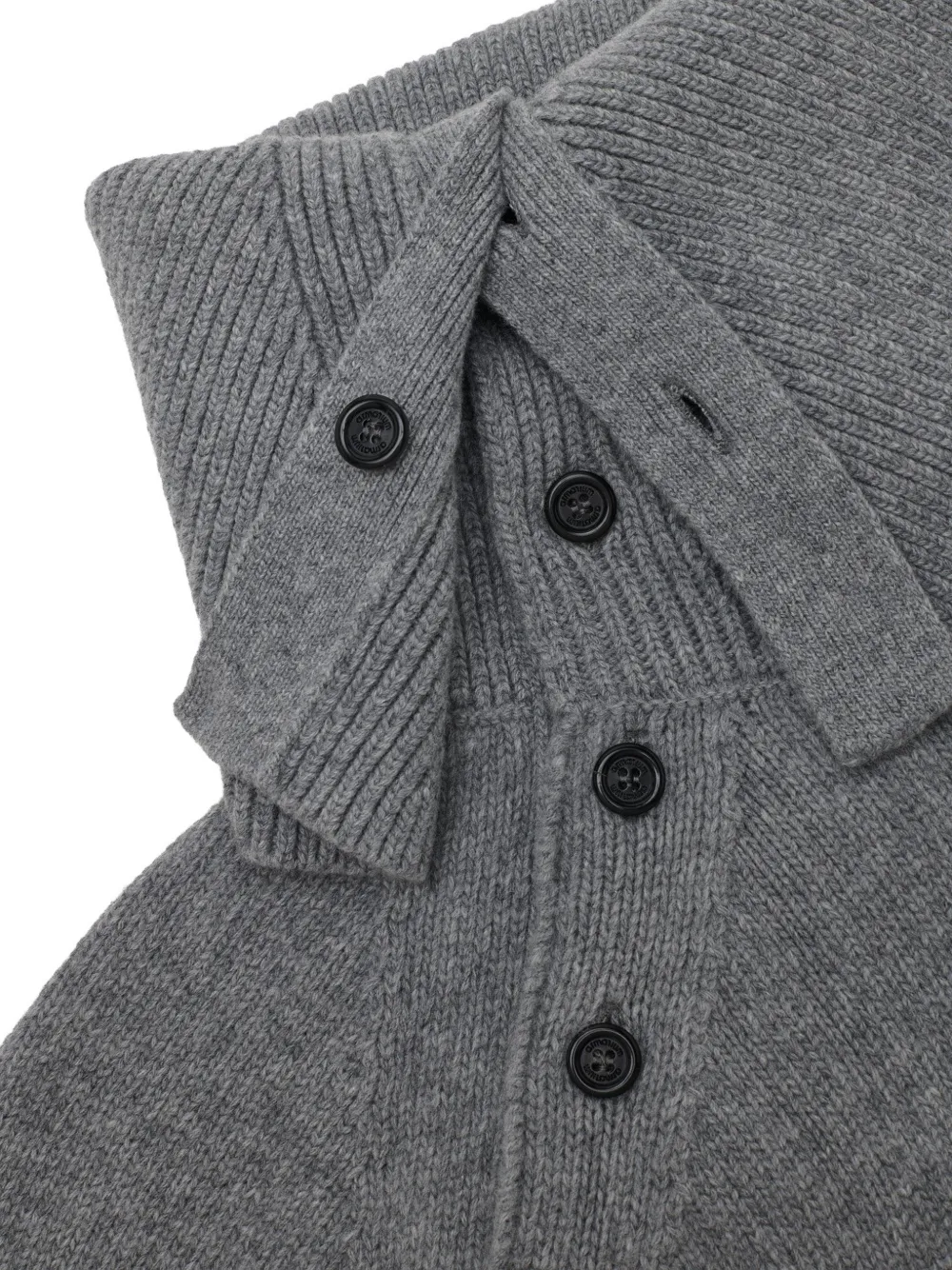 ARMARIUM Afra button-collar sweater Grijs