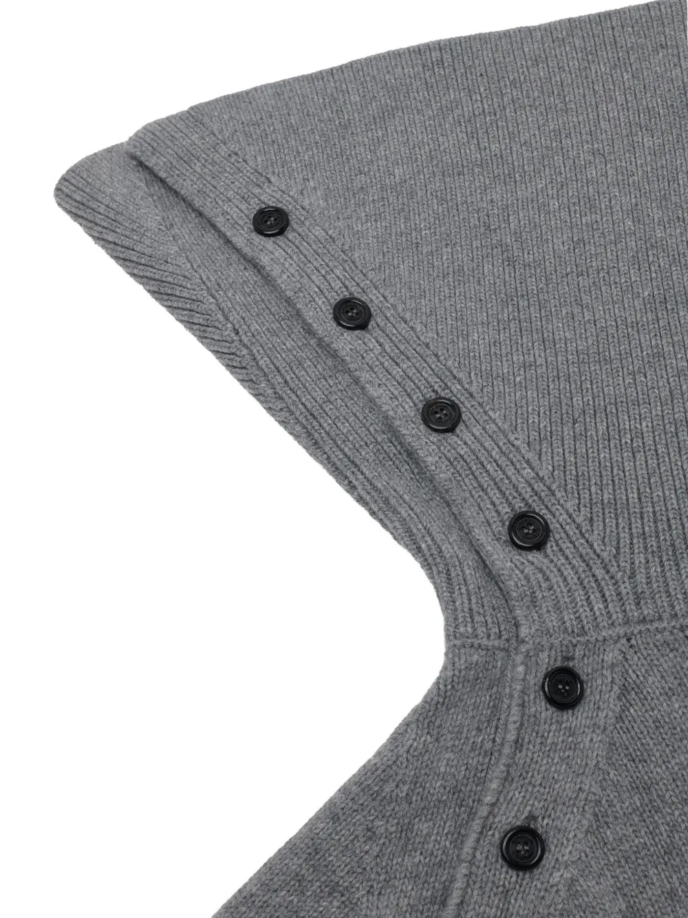 ARMARIUM Afra button-collar sweater Grijs