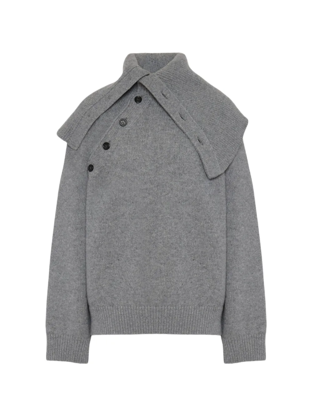 ARMARIUM Afra button-collar sweater Grijs
