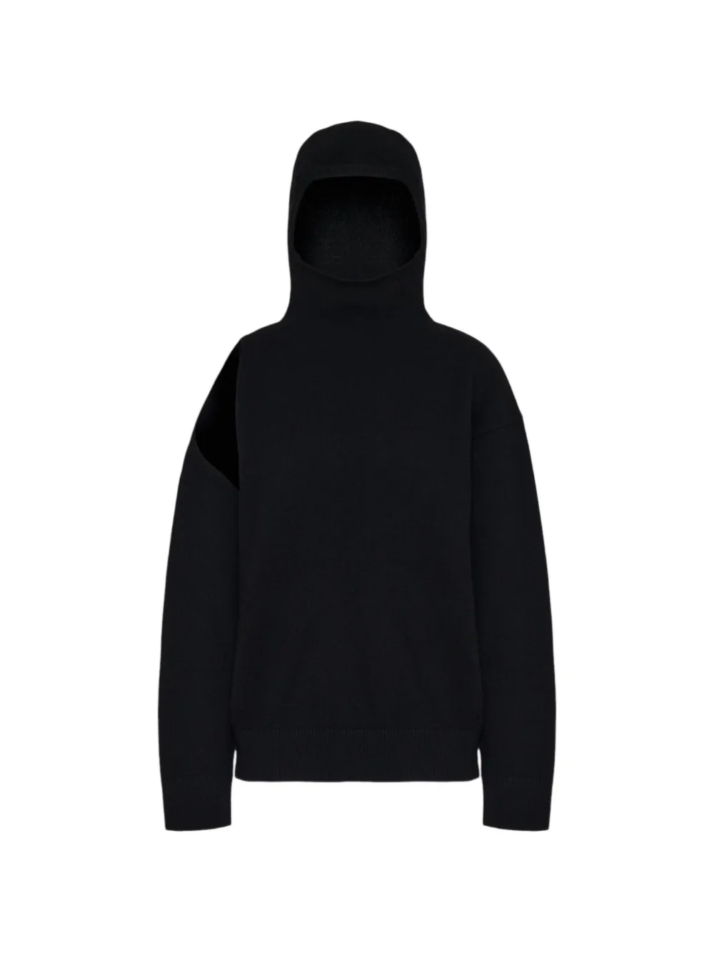 ARMARIUM Penelope cut-out hoodie Zwart