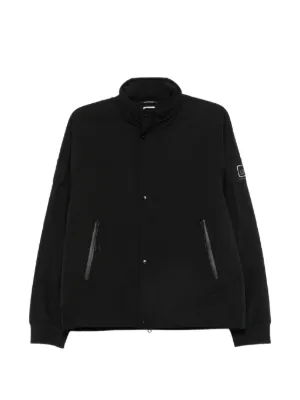 C.P. Company cotton/linen Lens Zip Overshirt | Black | FARFETCH