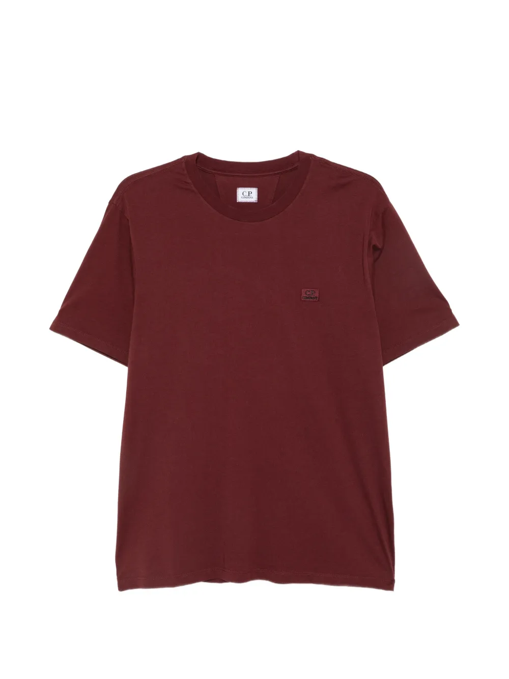 C.P. Company logo-patch T-shirt - Rosso