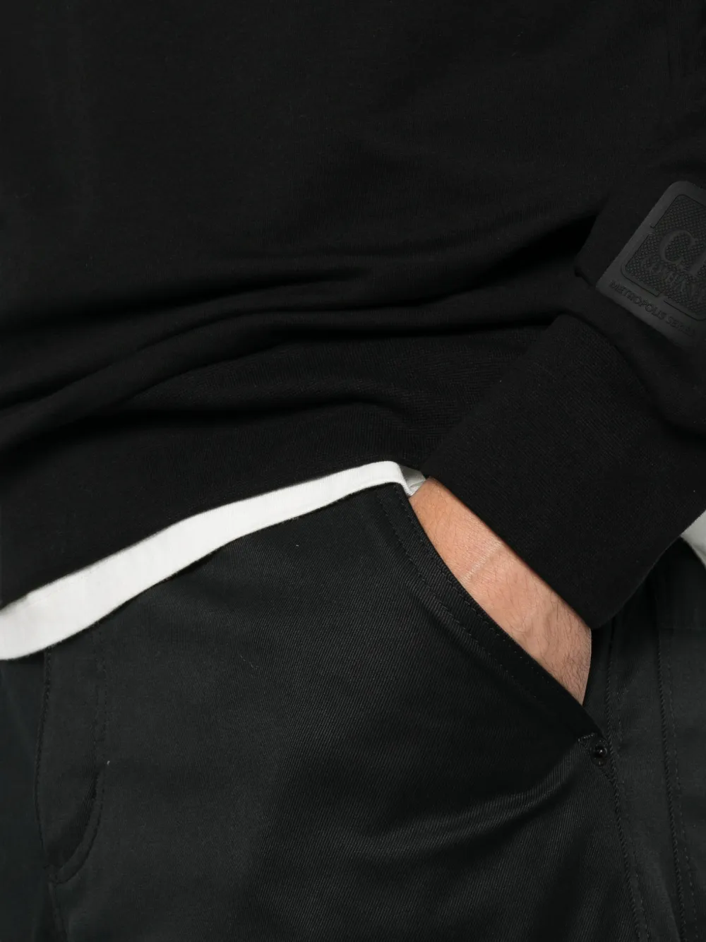 C.P. Company Sweater met ronde hals Zwart