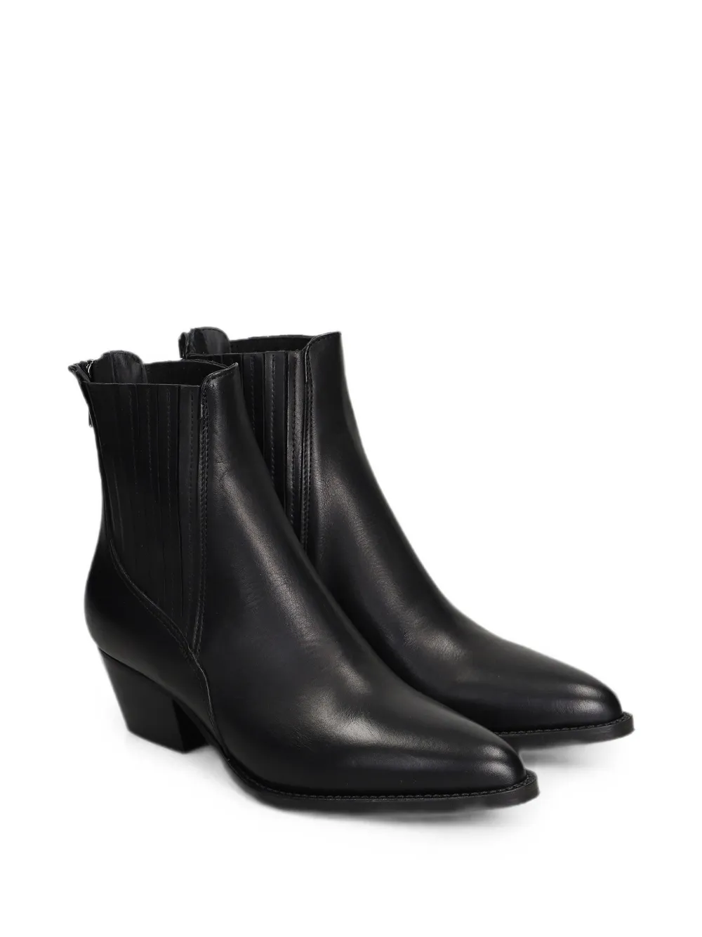 Fabio Rusconi pointed-toe zip-fastening ankle boots Zwart