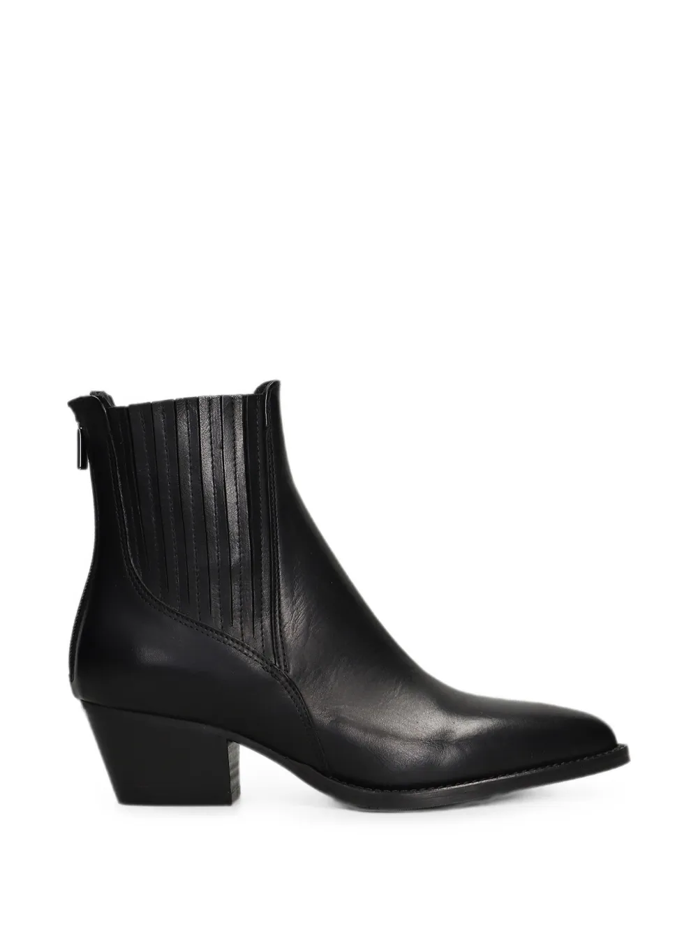 Fabio Rusconi pointed-toe zip-fastening ankle boots Zwart