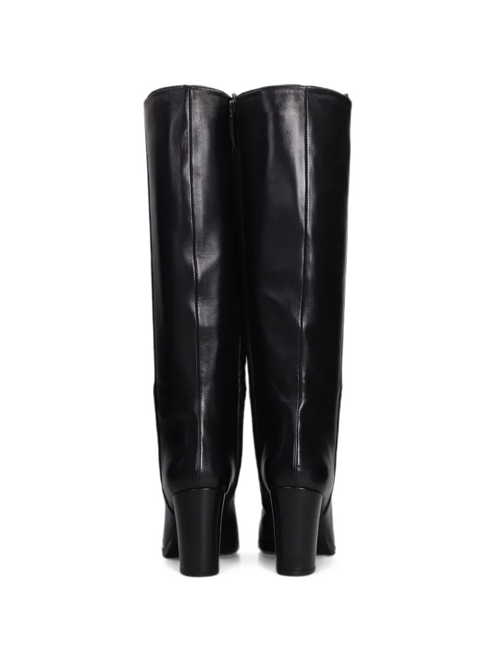 Julie Dee pointed-toe knee-high boots Zwart