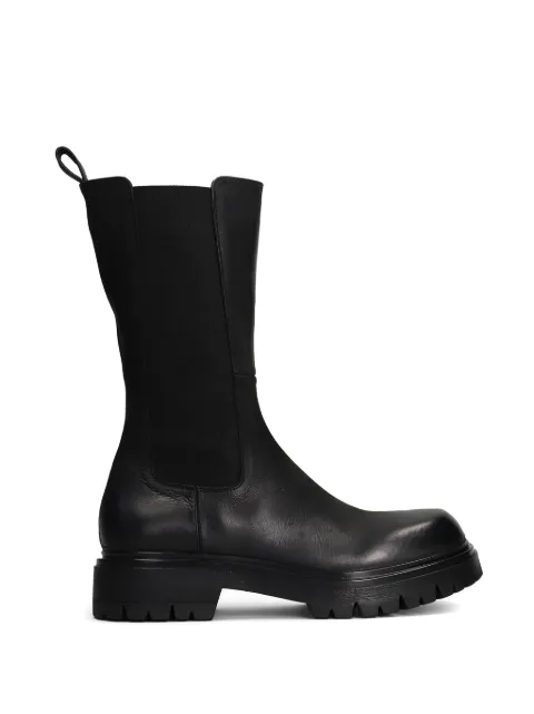 Elena Iachi leather combat boots