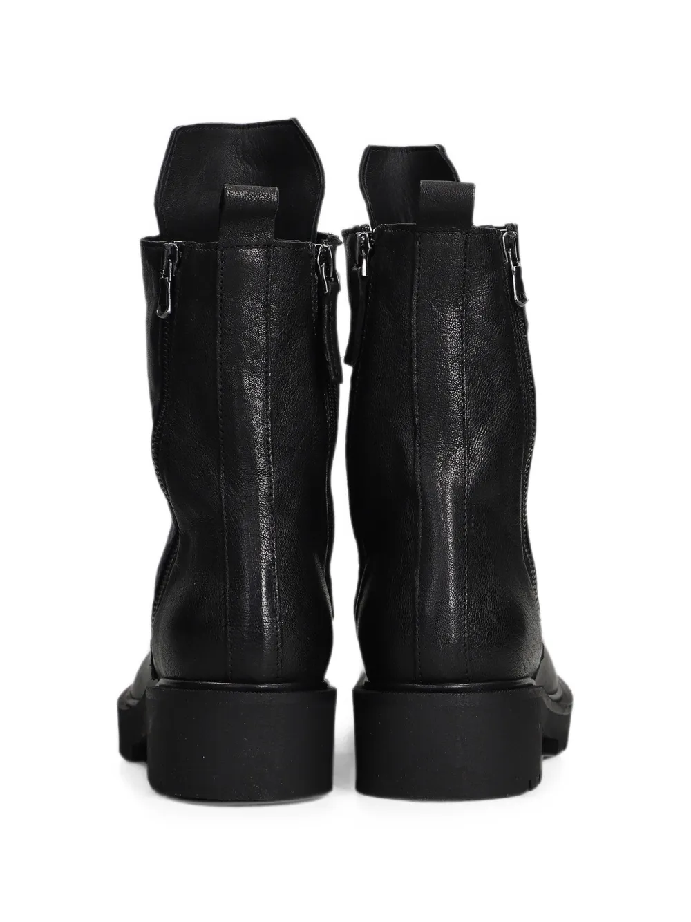 Julie Dee lace-up combat boots Zwart