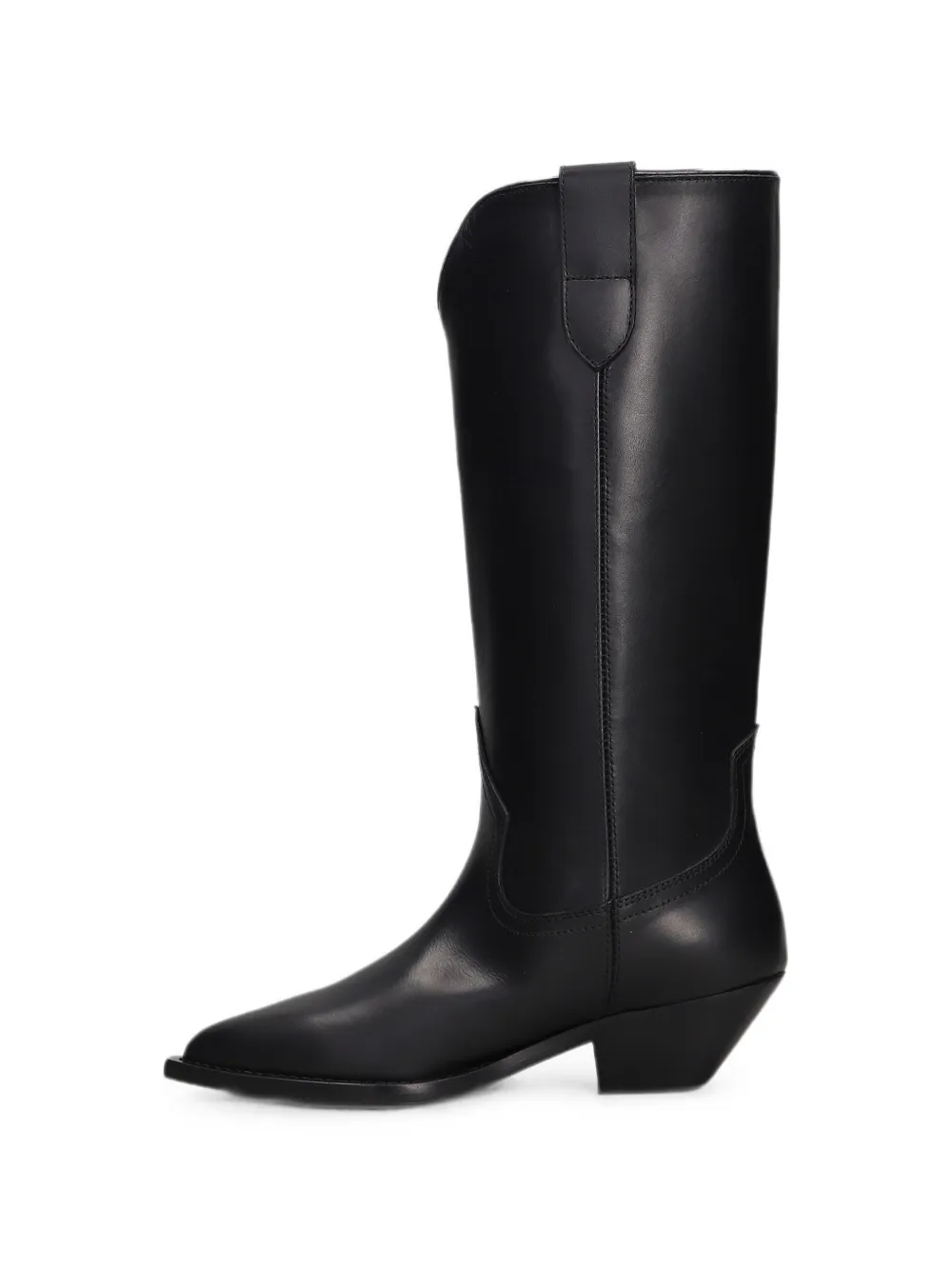 Via Roma 15 Western-style leather cowboy boots Zwart