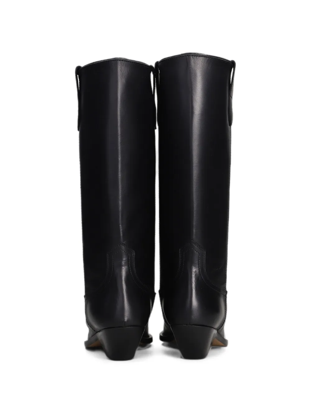 Via Roma 15 Western-style leather cowboy boots Zwart