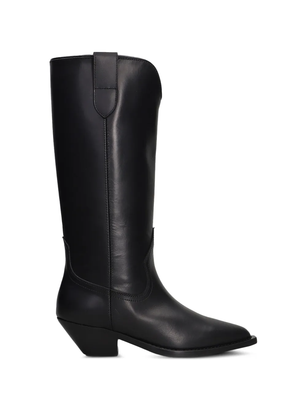 Via Roma 15 Western-style leather cowboy boots Zwart