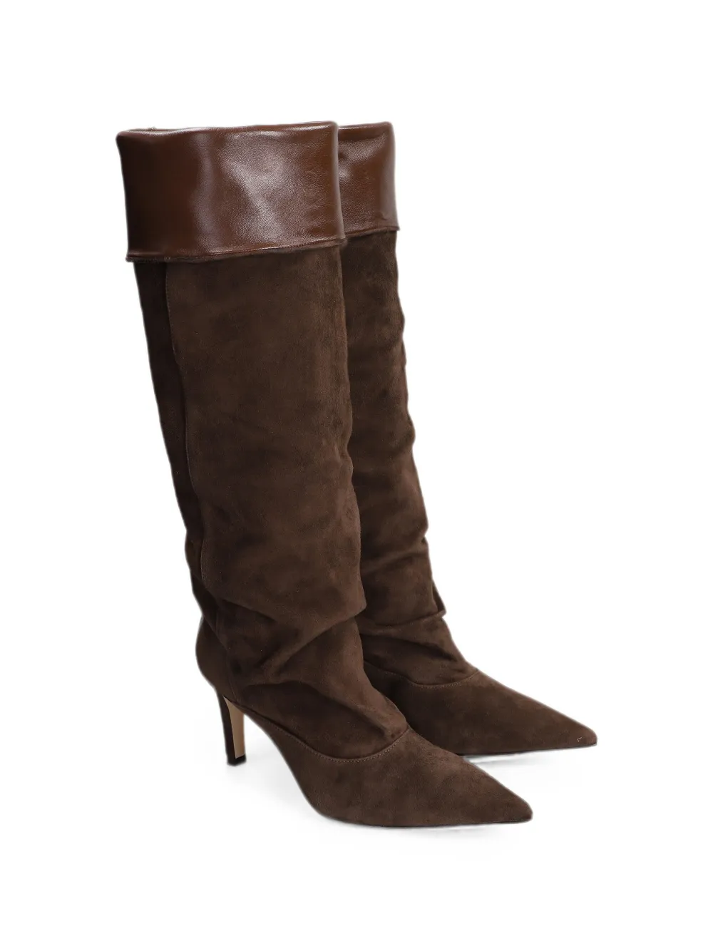 The Seller pointed-toe slouchy knee-high boots Bruin