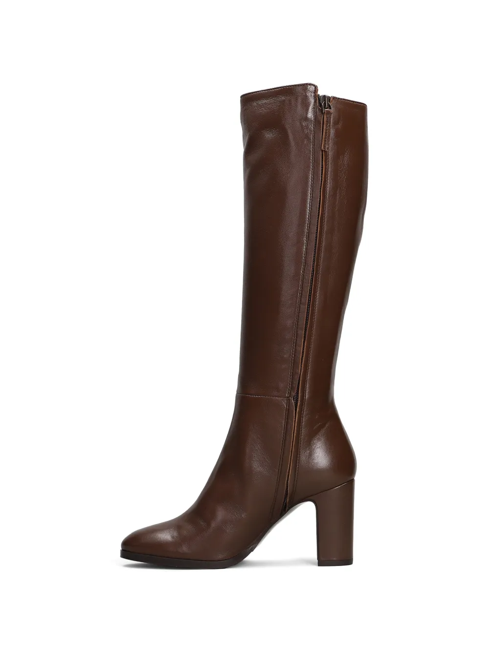 Julie Dee side-zip leather boots Bruin