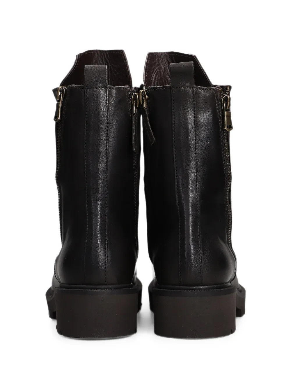 Julie Dee lace-up side-zip boots Bruin