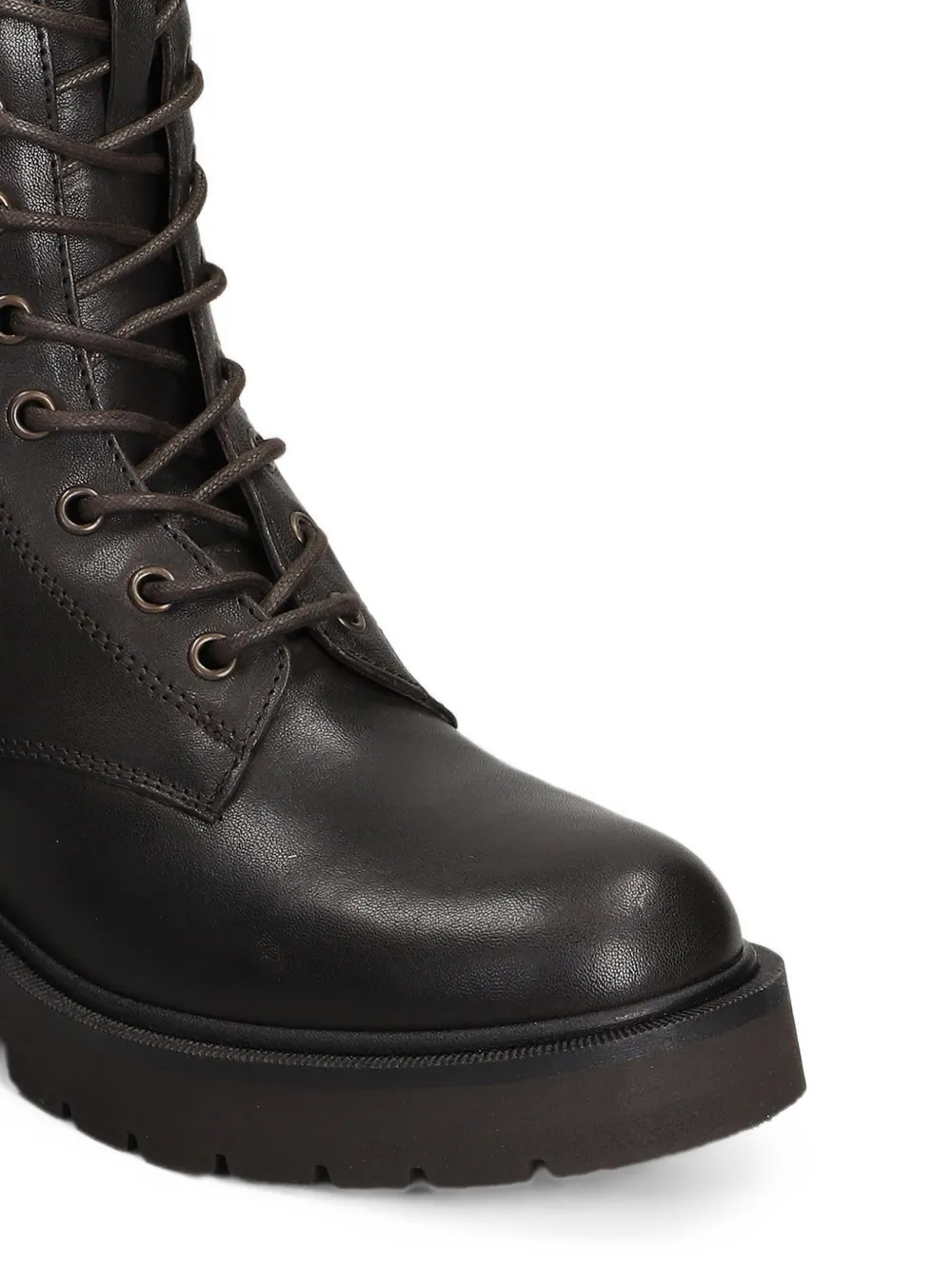 Julie Dee lace-up side-zip boots Bruin