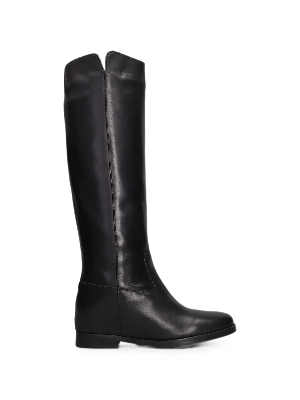 Julie Dee round-toe knee-high boots Zwart