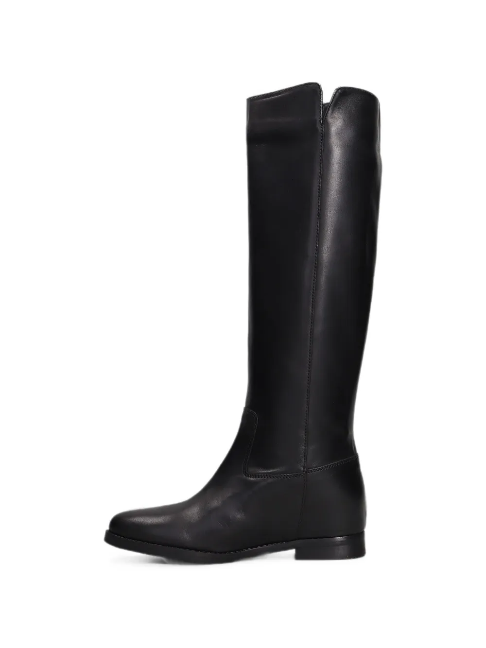 Julie Dee round-toe knee-high boots Zwart