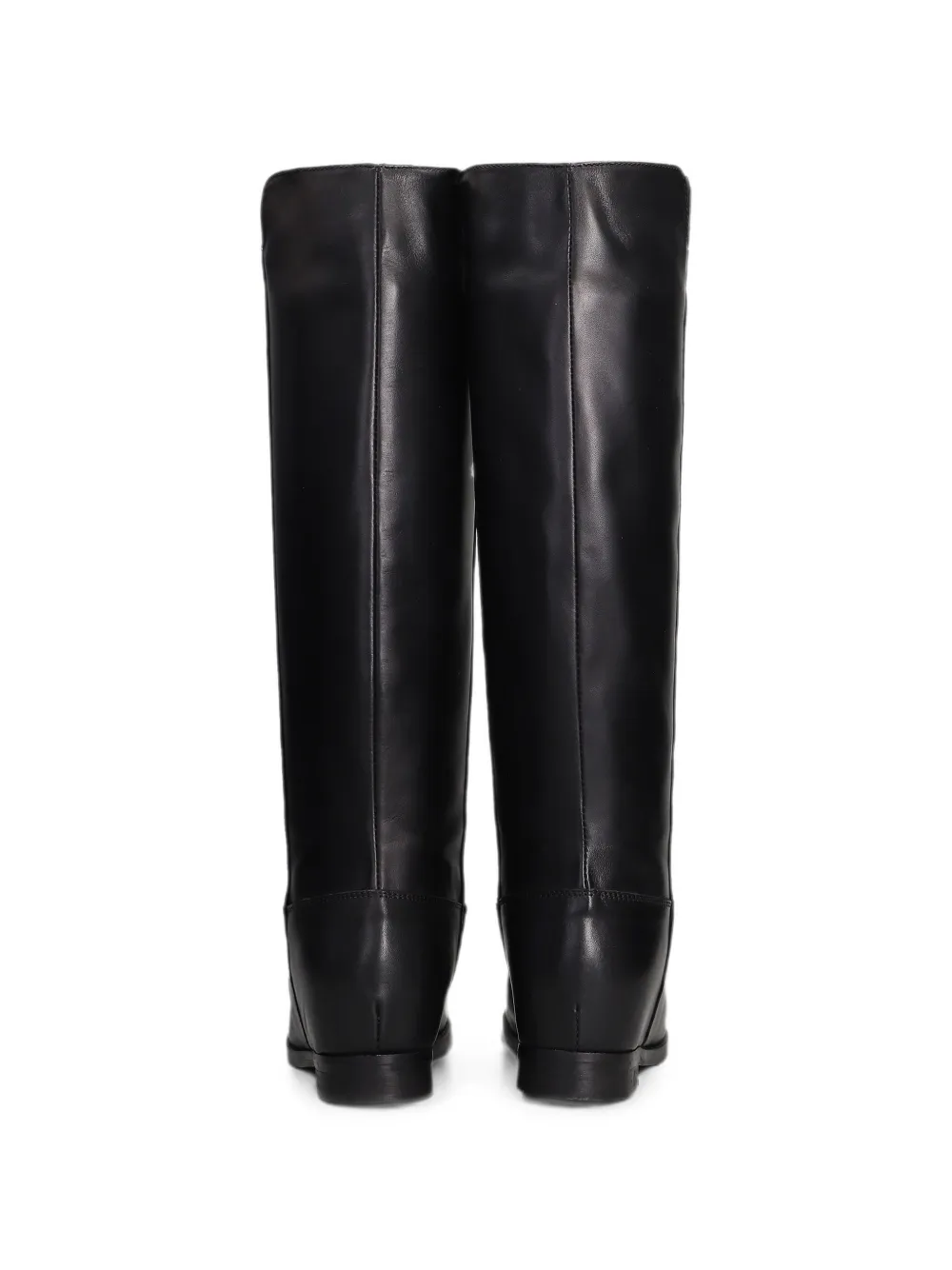Julie Dee round-toe knee-high boots Zwart